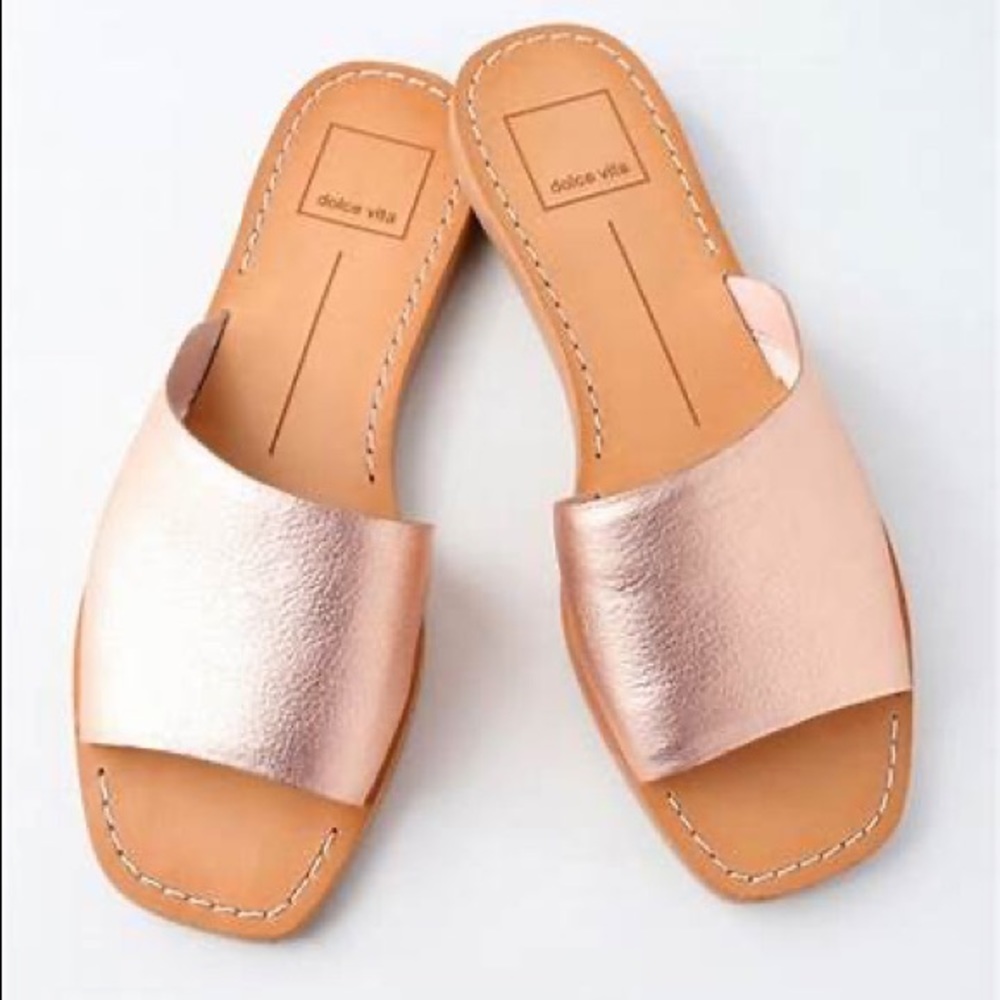 BRAND NEW! Dolce Vita Cato Rose Gold Slide